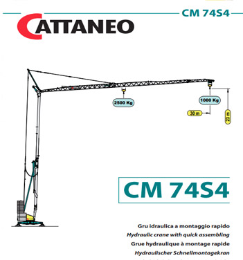 Cattaneo CM74S4 sjálfreisandi 30m